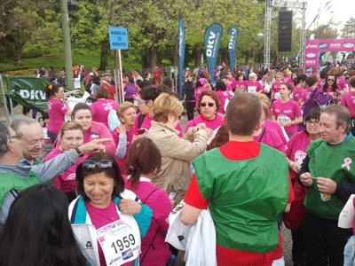 Participación Carrera de la Mujer compañeras UTO-UGT DT. MADRID