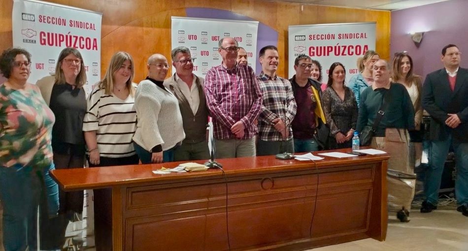 image Los afiliados y afiliadas de la Sección Sindical de Guipúzcoa eligen nueva ejecutiva