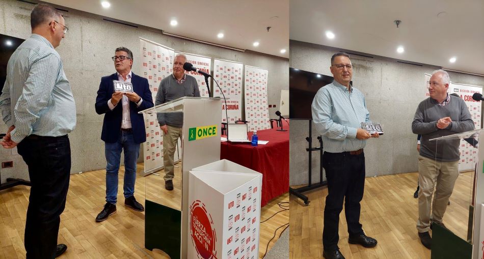 image UTO-UGT A Coruña reconoce la labor de Ramón Portela Rey como Secretario General y elige como nuevo Secretario a Alberto Durán Canosa