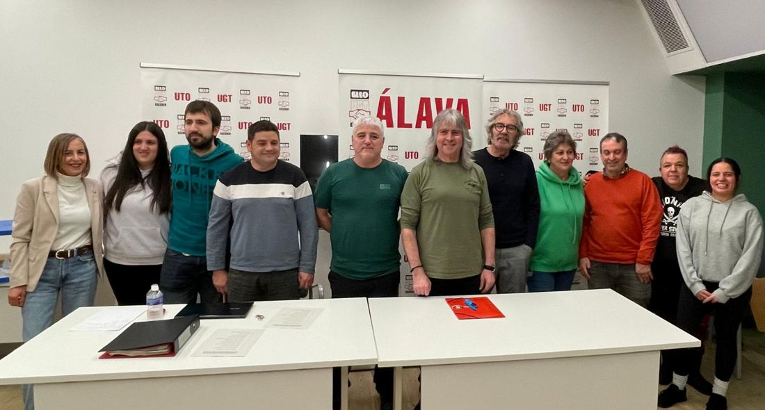 Respaldo unánime en la asamblea a Jorge Olarte Martínez como secretario General de UTO-UGT Álava