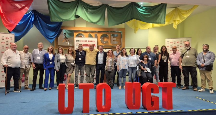 Juan del Río Martos continuará al frente de la Sección Sindical de UTO-UGT Cartagena tras su reelección