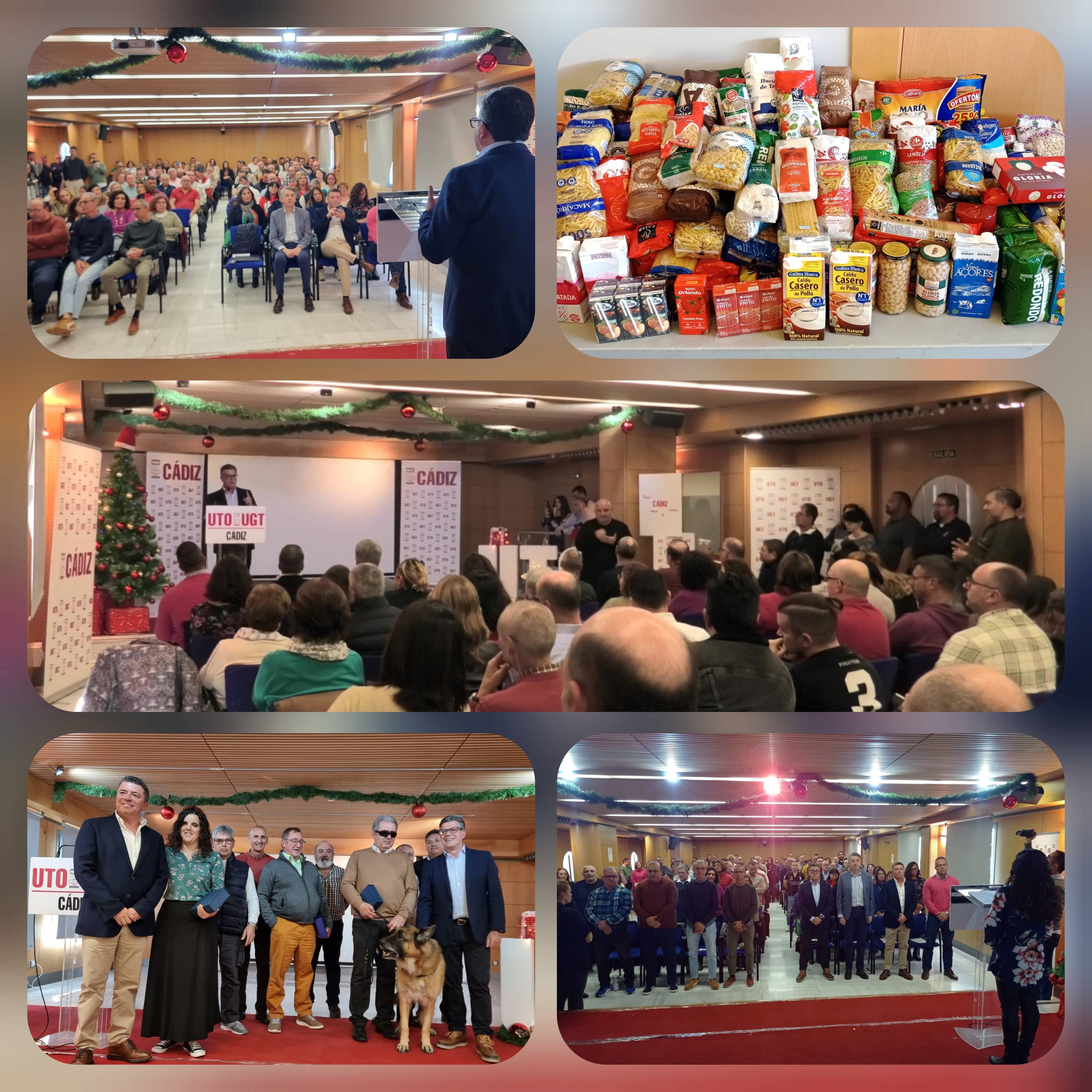image UTO Cádiz celebra su Asamblea más navideña y solidaria 
