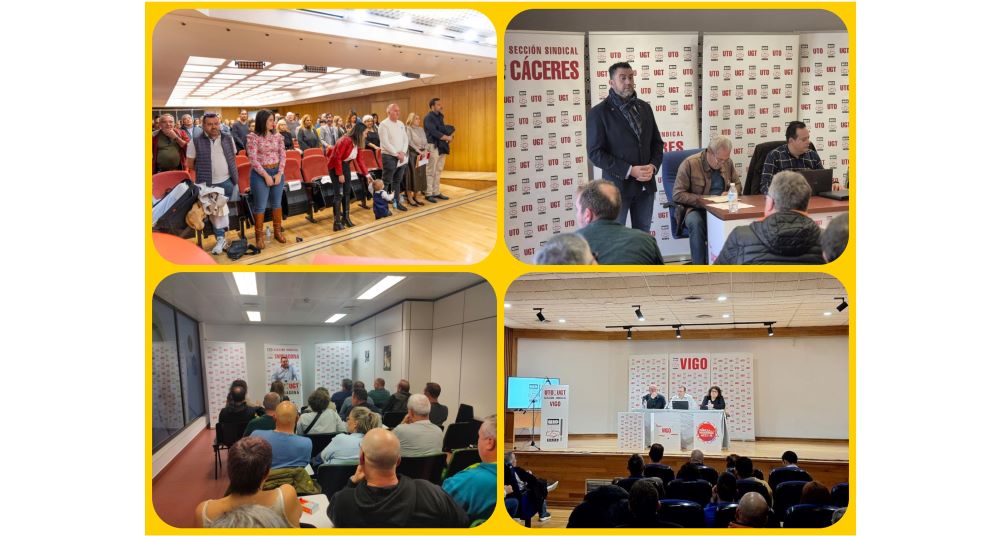 image Las Secciones Sindicales de UTO-UGT en Cáceres, Granada, Tarragona y Vigo celebran sus Asambleas Ordinarias
