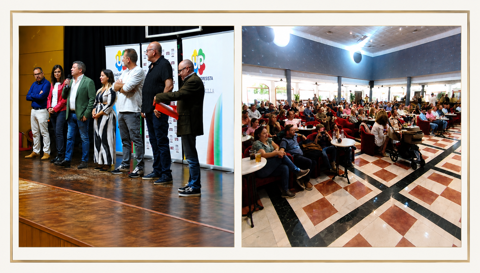 image Málaga y Córdoba refuerzan la unidad sindical en sus convivencias en Rota