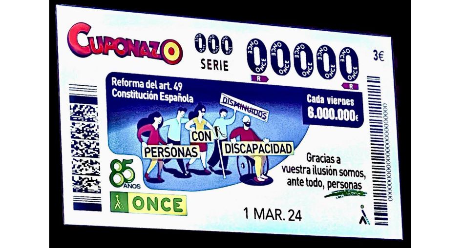 image Cupón conmemorativo de la reforma del Artículo 49 de la Constitución