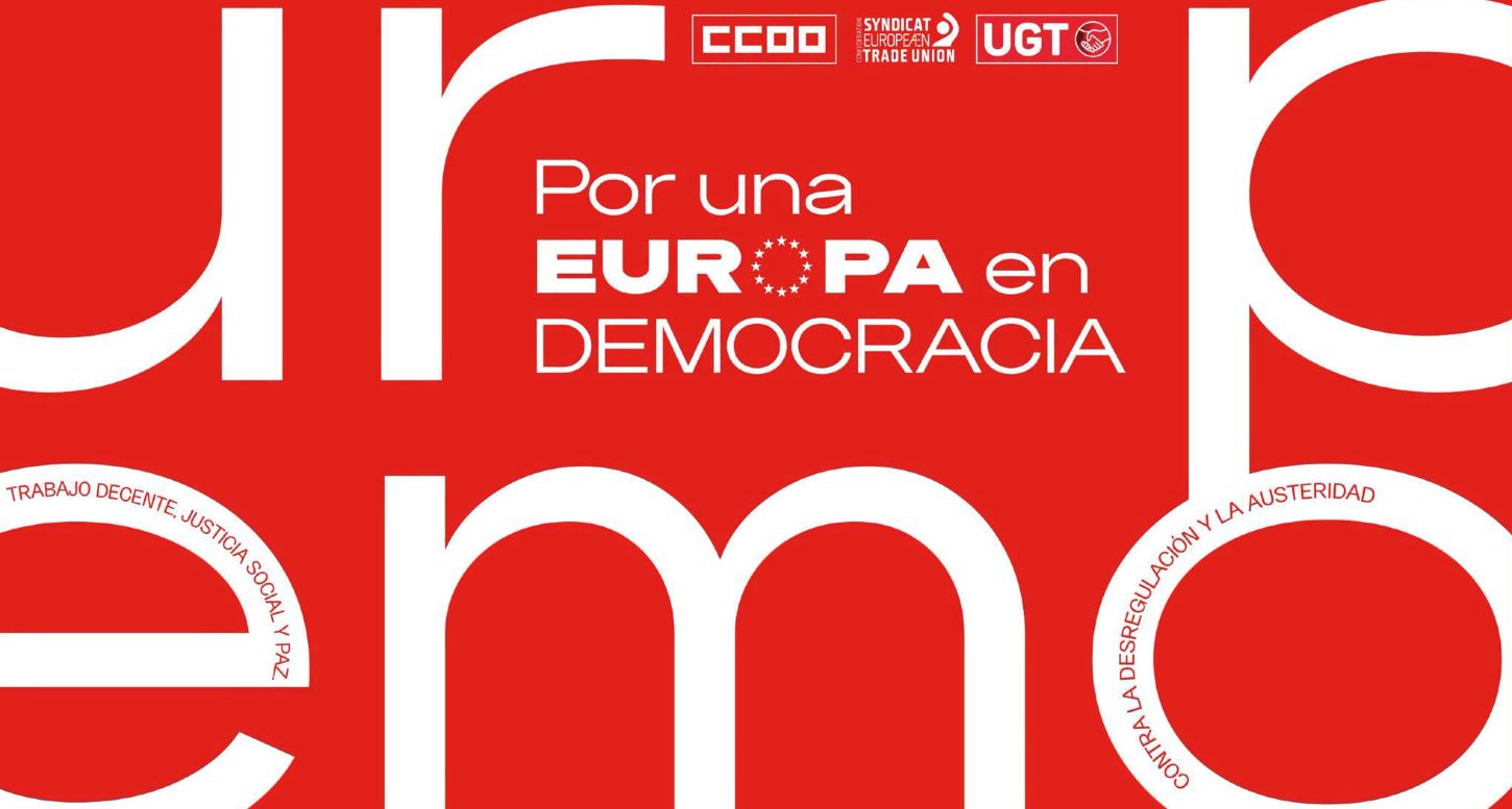 image UTO-UGT participa en el encuentro del sindicalismo europeo celebrado en el Palacio de Vistalegre