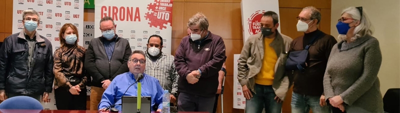 Santiago Hurtado Montes elegido por los afiliados y afiliadas de UTO-UGT Girona como nuevo Secretario General