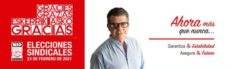 image Las trabajadoras y los trabajadores de la ONCE dejan clara su confianza en UTO-UGT 