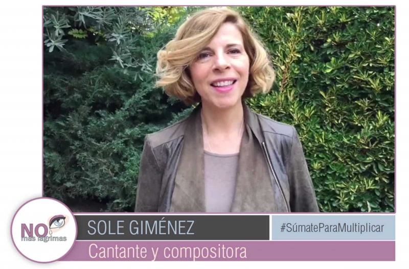 image La cantante Sole Giménez colabora en la campaña #SümateParaMultiplicar, con un video-mensaje contra la violencia de género.