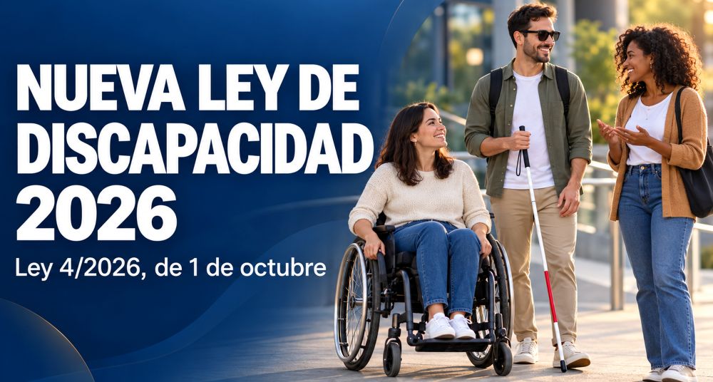 NUEVA LEY DE DISCAPACIDAD 2026. Más derechos, más inclusión y mayor protección frente a la discriminación múltiple